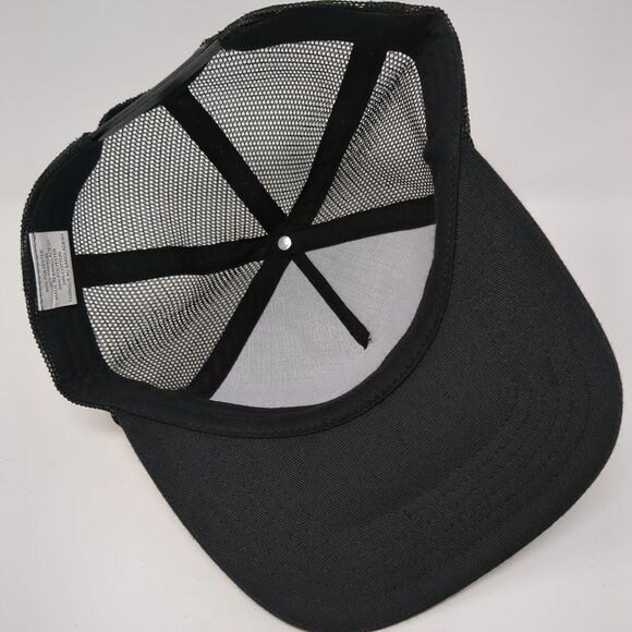 Argonaut Inflatable Research & Engineering Snapback Trucker Hat Black OS Rope - Picture 6 of 8